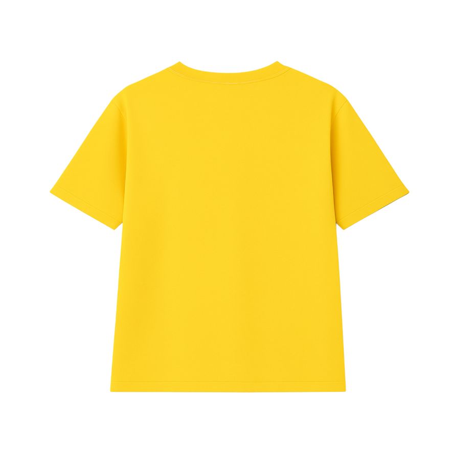 Polera Unisex 100% Algodón Premium Amarilla