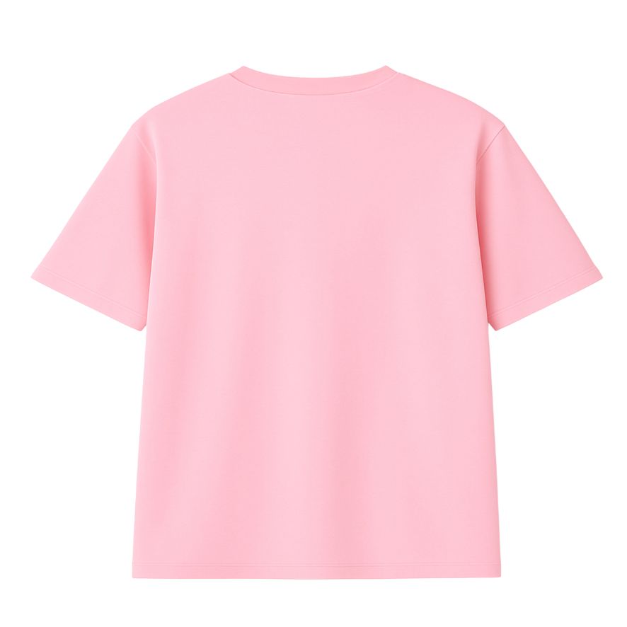Polera Unisex 100% Algodón Premium Rosa bebe
