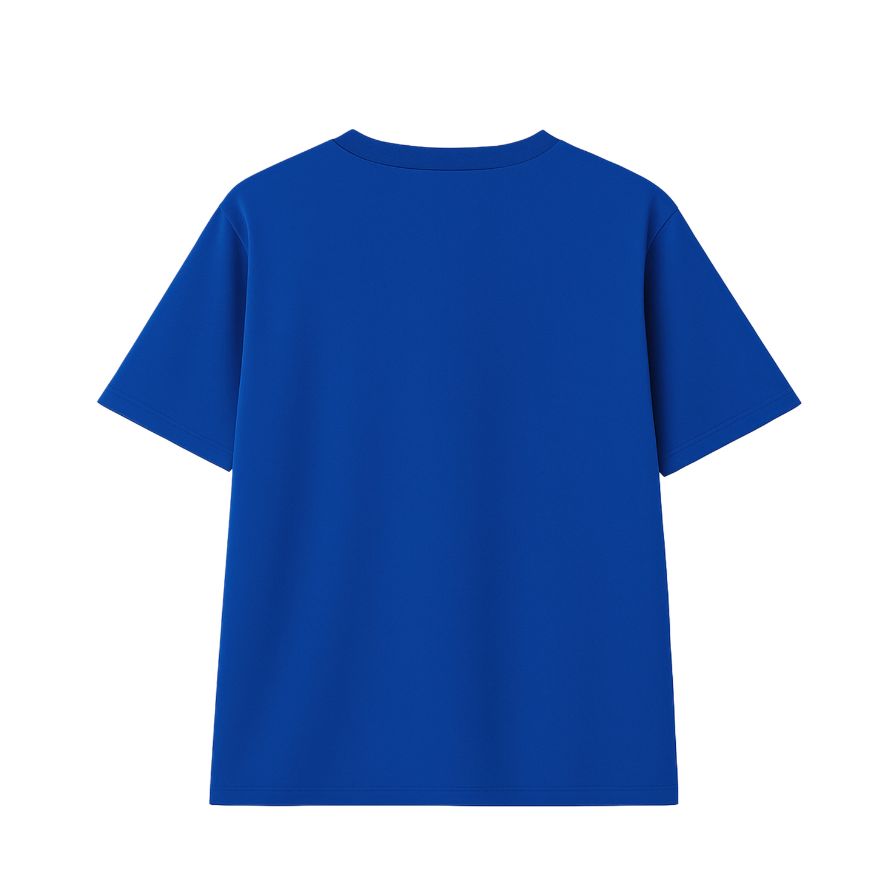 Polera Unisex 100% Algodón Premium azul rey