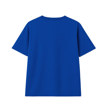 Polera Unisex 100% Algodón Premium azul rey