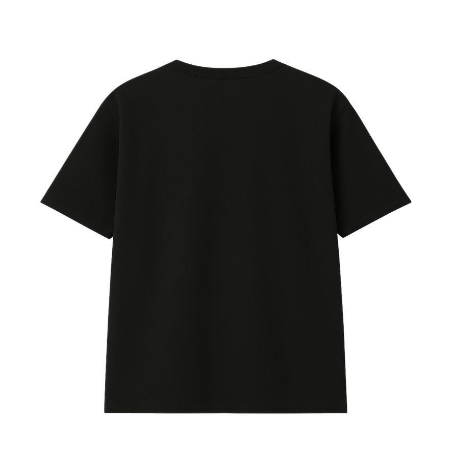 Polera Unisex 100% Algodón Premium Negra