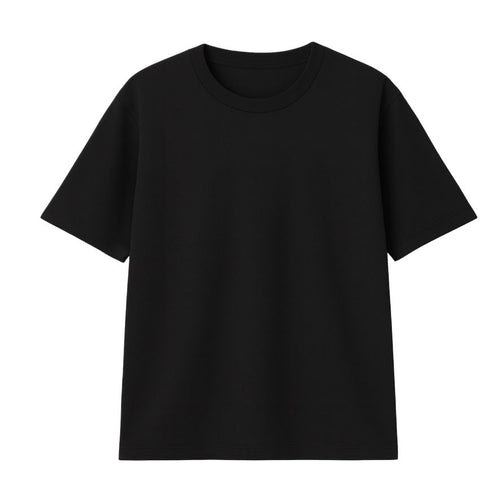 Polera Unisex 100% Algodón Premium Negra