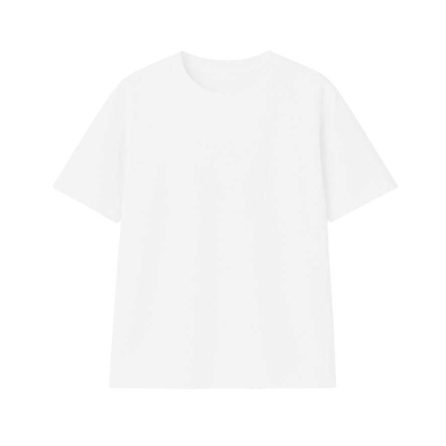 Poleras unisex de algodon de Niños blanca