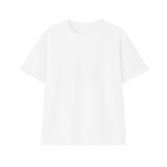 Poleras unisex de algodon de Niños blanca