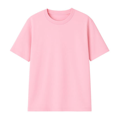 Polera Unisex 100% Algodón Premium Rosa bebe