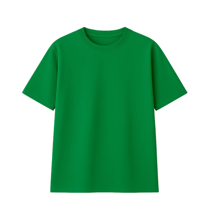 Polera Unisex 100% Algodón Premium Verde Cata