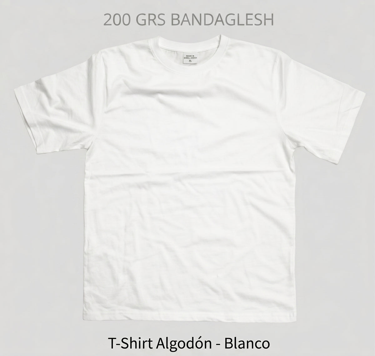 Pack Poleras Premium 200grs 100% Algodón - 12 Unidades Surtidas (Blanco y Negro)