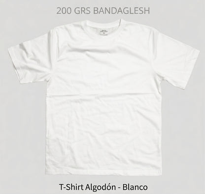 Pack Poleras Premium 200grs 100% Algodón - 12 Unidades Surtidas (Blanco y Negro)