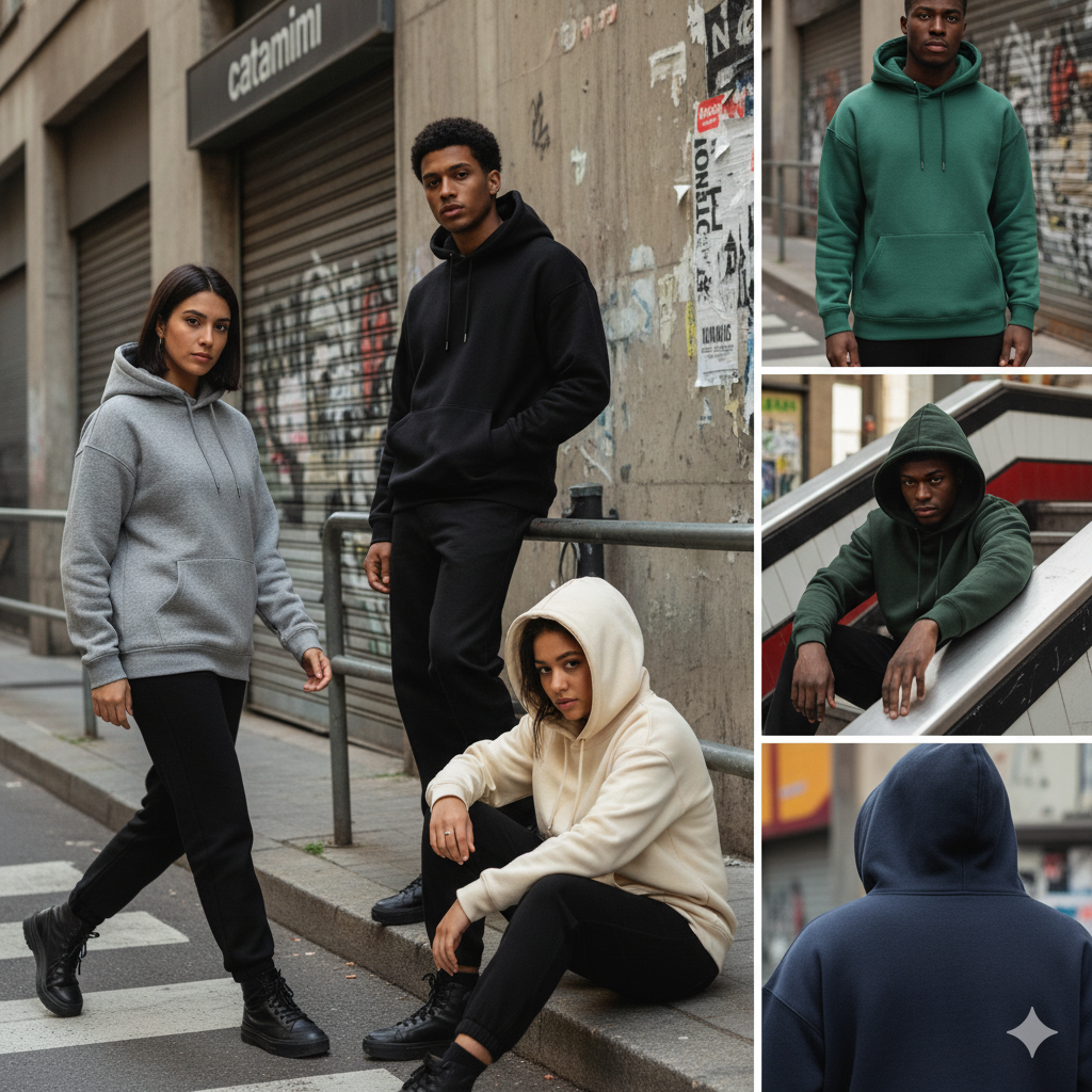 HOODIE BÁSICO NEGRO