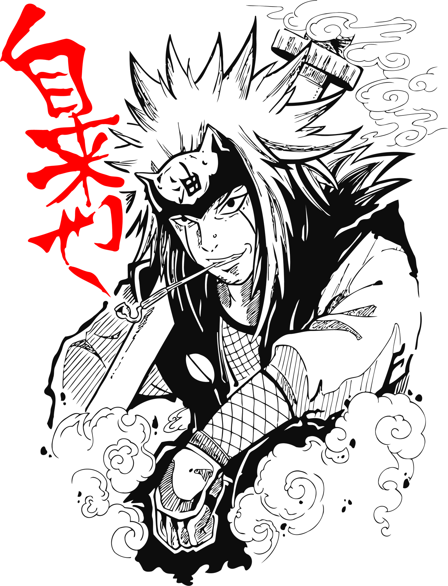 Lámina DTF — Madara Uchiha — Susanoo Kanji Rojo (NRT-014)