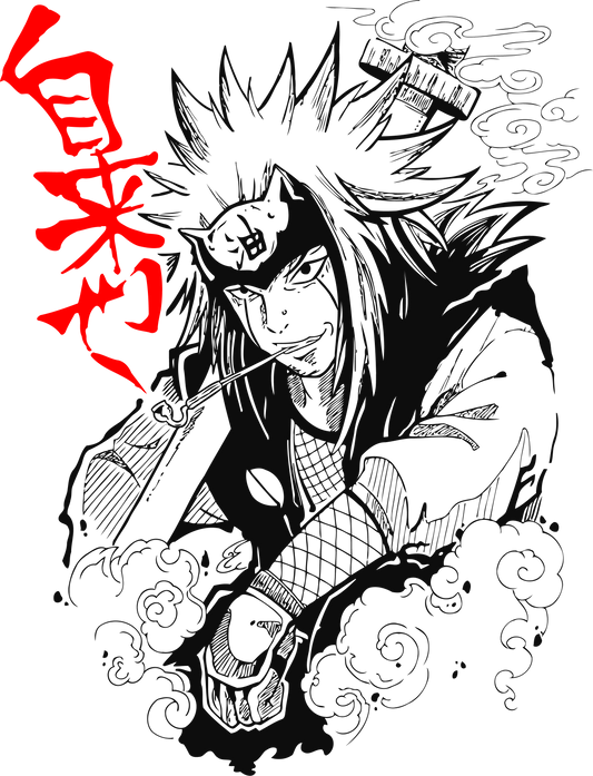 Lámina DTF — Madara Uchiha — Susanoo Kanji Rojo (NRT-014)