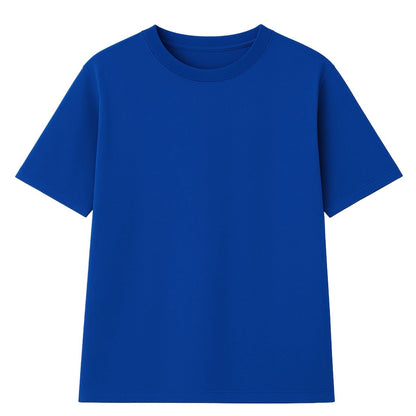 Poleras unisex de algodon de Niños Azul Rey