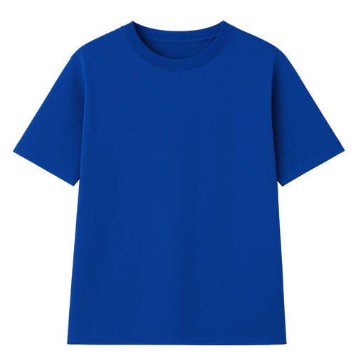 Poleras unisex de algodon de Niños Azul Rey