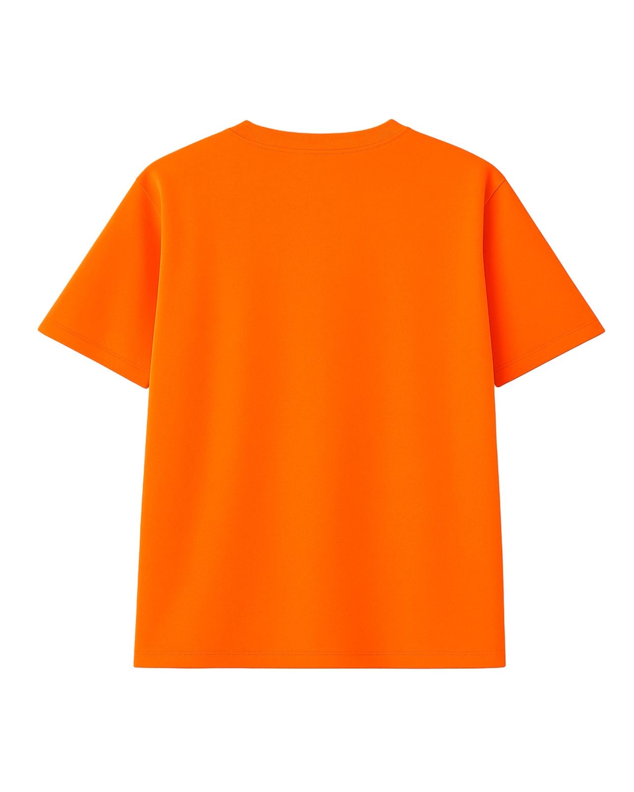 Poleras unisex de algodon de Niños Naranjo