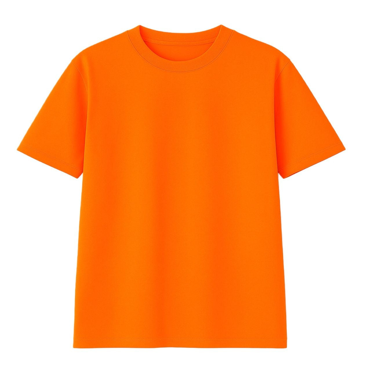 Poleras unisex de algodon de Niños Naranjo