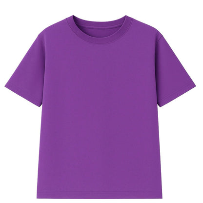 Poleras unisex de algodon de Niños Lila