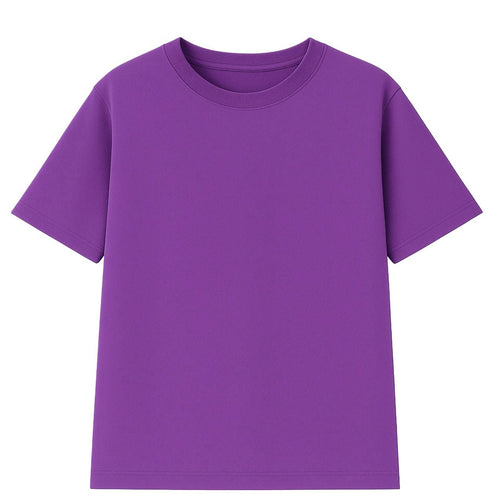 Poleras unisex de algodon de Niños Lila