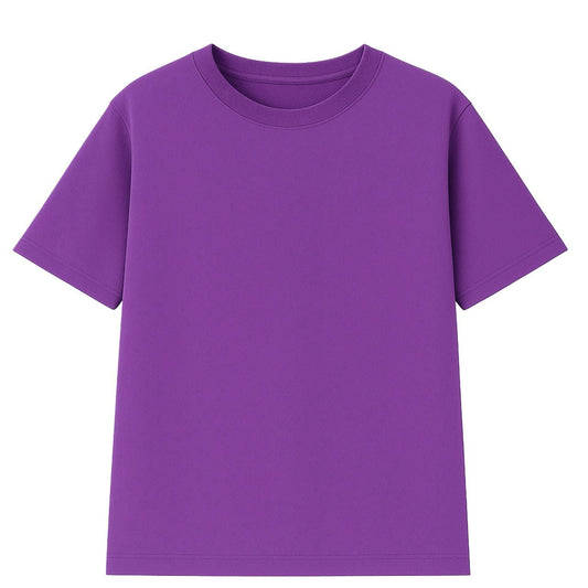 Poleras unisex de algodon de Niños Lila