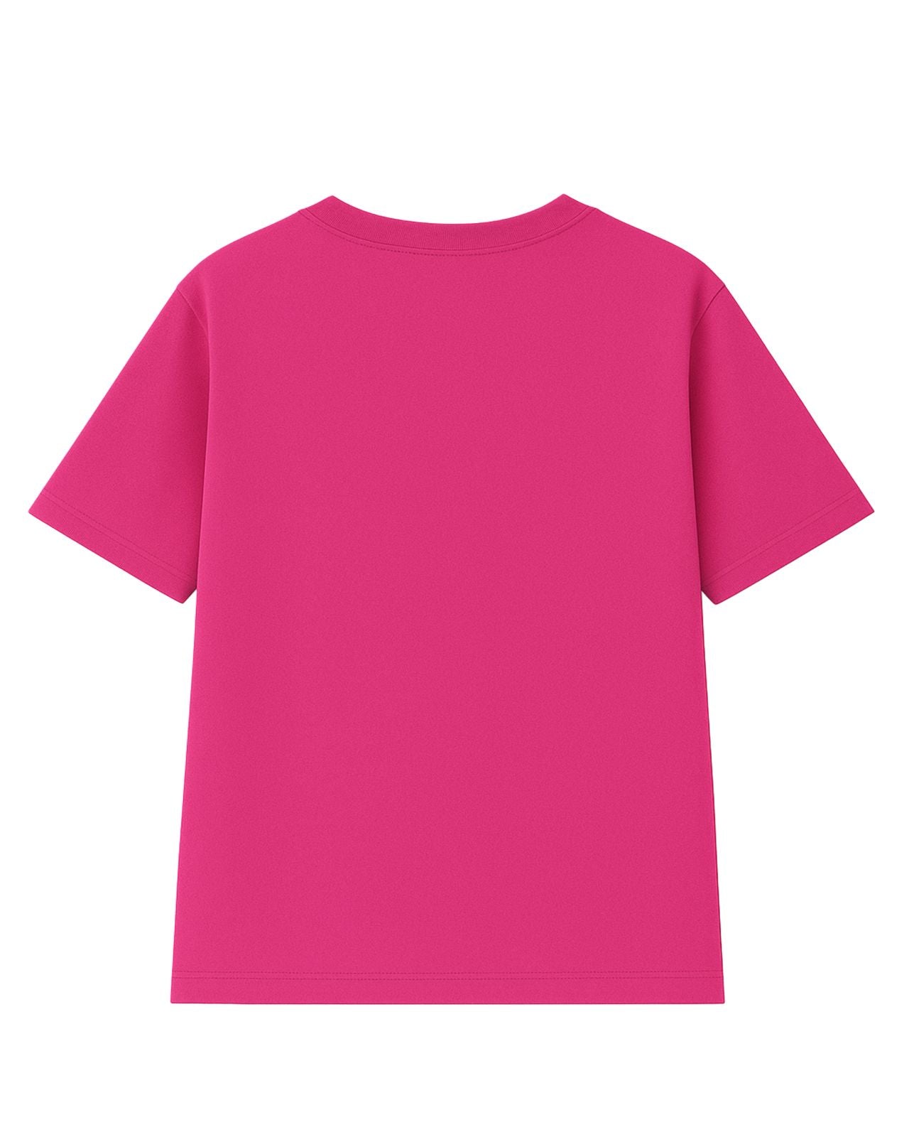 Poleras unisex de algodon de Niños Fucsia