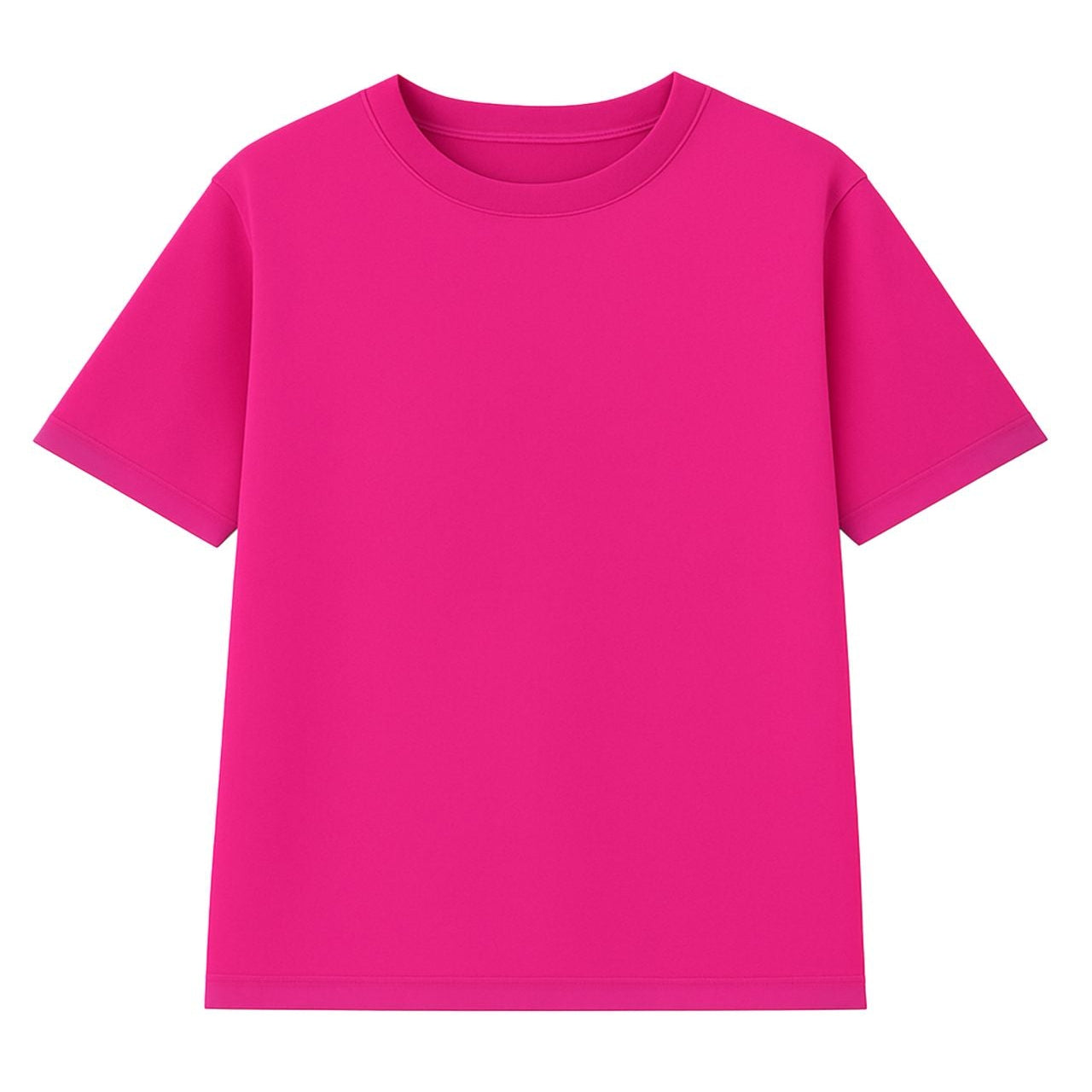 Poleras unisex de algodon de Niños Fucsia